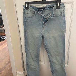 3R Hollister High Rise Super Skinny Light Wash
